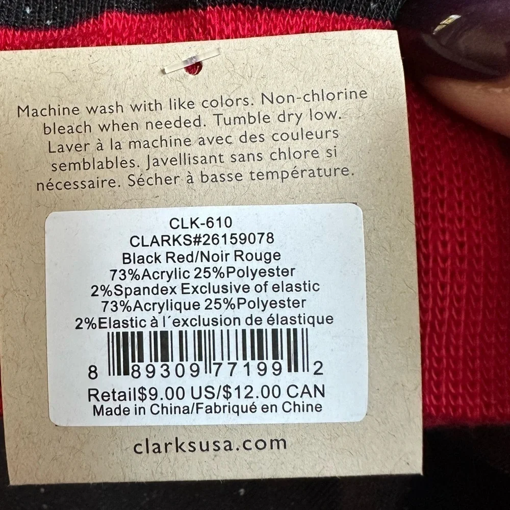 Clarks two pairs‎ of winter theme socks snowflake fair aisle NWT OS unisex Xmas